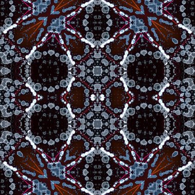 Kusursuz soyut desen. Kusursuz soyut bir arkaplan. Kaotik doku. Mandala