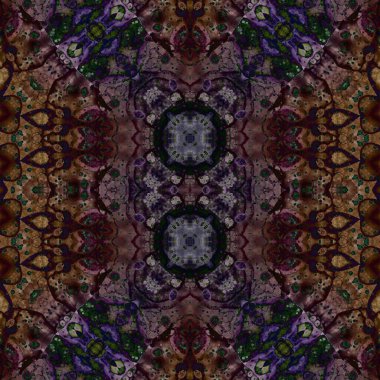 Kusursuz soyut desen. Kusursuz soyut bir arkaplan. Kaotik doku. Mandala