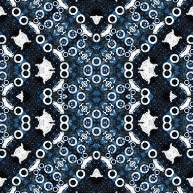 Kusursuz soyut desen. Kusursuz soyut bir arkaplan. Kaotik doku. Mandala