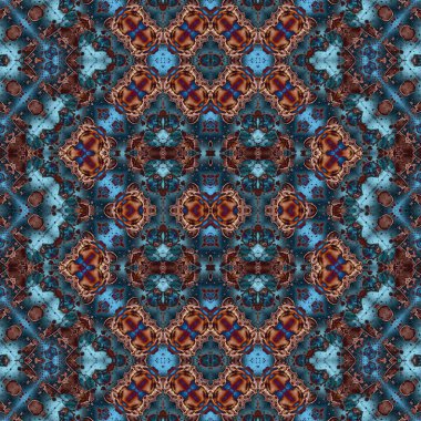 Kusursuz soyut desen. Kusursuz soyut bir arkaplan. Kaotik doku. Mandala