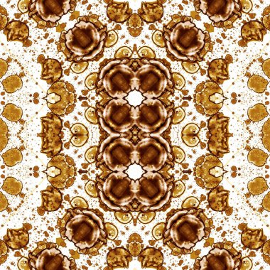 Kusursuz soyut desen. Kusursuz soyut bir arkaplan. Kaotik doku. Mandala