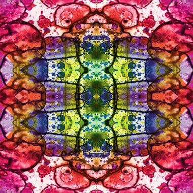 Kusursuz soyut desen. Kusursuz soyut bir arkaplan. Kaotik doku. Mandala