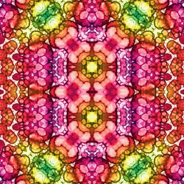 Kusursuz soyut desen. Kusursuz soyut bir arkaplan. Kaotik doku. Mandala