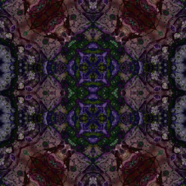 Kusursuz soyut desen. Kusursuz soyut bir arkaplan. Kaotik doku. Mandala