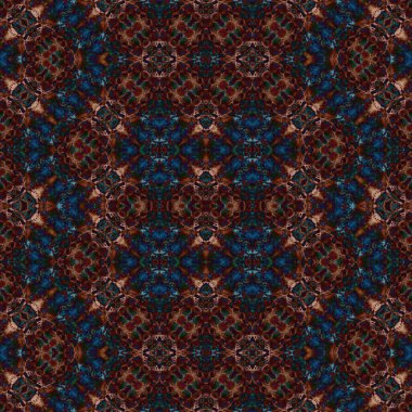 Kusursuz soyut desen. Kusursuz soyut bir arkaplan. Kaotik doku. Mandala