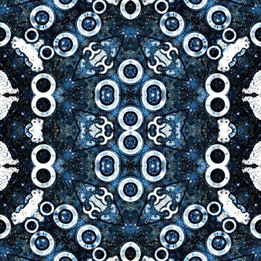 Kusursuz soyut desen. Kusursuz soyut bir arkaplan. Kaotik doku. Mandala