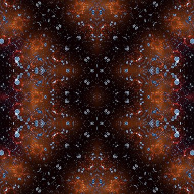 Kusursuz soyut desen. Kusursuz soyut bir arkaplan. Kaotik doku. Mandala