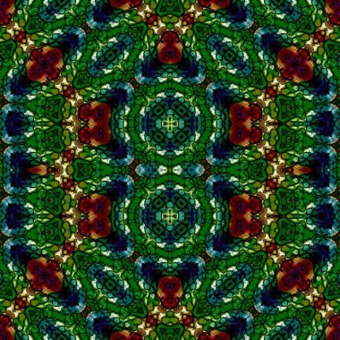 Kusursuz soyut desen. Kusursuz soyut bir arkaplan. Kaotik doku. Mandala