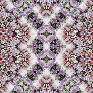 Kusursuz soyut desen. Kusursuz soyut bir arkaplan. Kaotik doku. Mandala