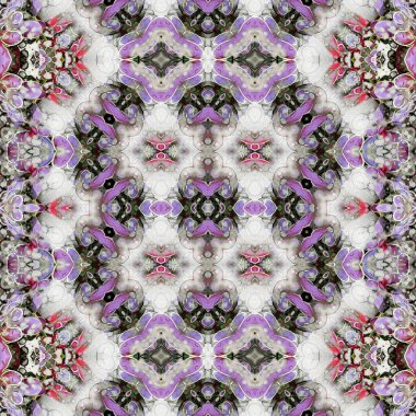 Kusursuz soyut desen. Kusursuz soyut bir arkaplan. Kaotik doku. Mandala