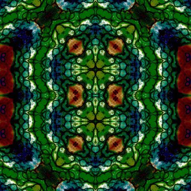 Kusursuz soyut desen. Kusursuz soyut bir arkaplan. Kaotik doku. Mandala