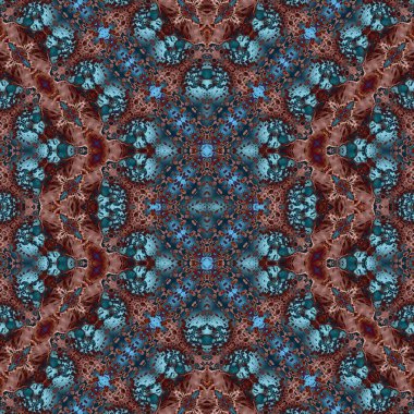 Kusursuz soyut desen. Kusursuz soyut bir arkaplan. Kaotik doku. Mandala