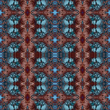 Kusursuz soyut desen. Kusursuz soyut bir arkaplan. Kaotik doku. Mandala