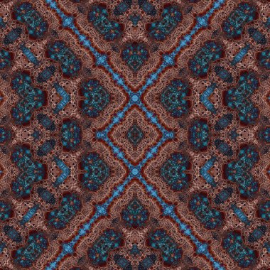 Kusursuz soyut desen. Kusursuz soyut bir arkaplan. Kaotik doku. Mandala