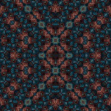 Kusursuz soyut desen. Kusursuz soyut bir arkaplan. Kaotik doku. Mandala