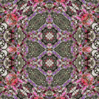 Kusursuz soyut desen. Kusursuz soyut bir arkaplan. Kaotik doku. Mandala