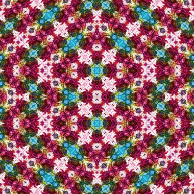 Kusursuz soyut desen. Kusursuz soyut bir arkaplan. Kaotik doku. Mandala