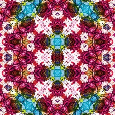 Kusursuz soyut desen. Kusursuz soyut bir arkaplan. Kaotik doku. Mandala