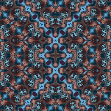 Kusursuz soyut desen. Kusursuz soyut bir arkaplan. Kaotik doku. Mandala