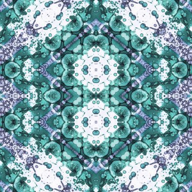 Kusursuz soyut desen. Kusursuz soyut bir arkaplan. Kaotik doku. Mandala