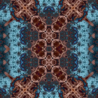 Kusursuz soyut desen. Kusursuz soyut bir arkaplan. Kaotik doku. Mandala