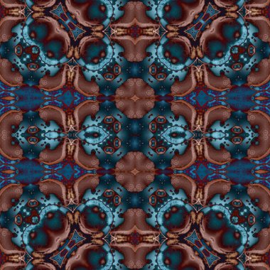 Kusursuz soyut desen. Kusursuz soyut bir arkaplan. Kaotik doku. Mandala