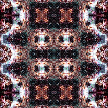 Kusursuz soyut desen. Kusursuz soyut bir arkaplan. Kaotik doku. Mandala