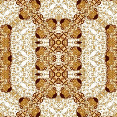 Kusursuz soyut desen. Kusursuz soyut bir arkaplan. Kaotik doku. Mandala