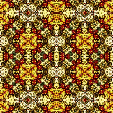 Kusursuz soyut desen. Kusursuz soyut bir arkaplan. Kaotik doku. Mandala