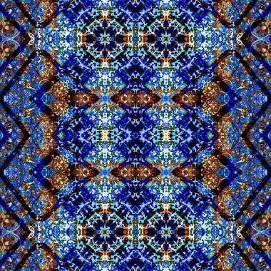 Kusursuz soyut desen. Kusursuz soyut bir arkaplan. Kaotik doku. Mandala