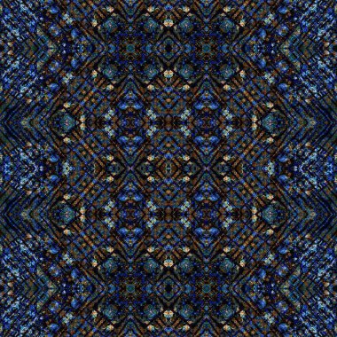 Kusursuz soyut desen. Kusursuz soyut bir arkaplan. Kaotik doku. Mandala