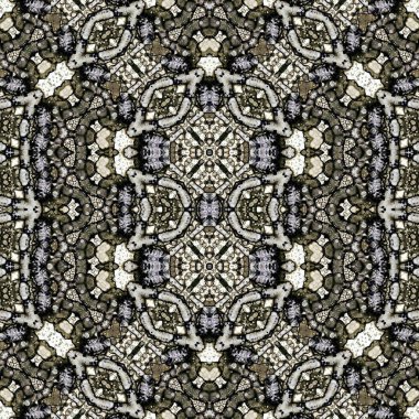 Kusursuz soyut desen. Kusursuz soyut bir arkaplan. Kaotik doku. Mandala