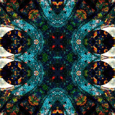 Kusursuz soyut desen. Kusursuz soyut bir arkaplan. Kaotik doku. Mandala