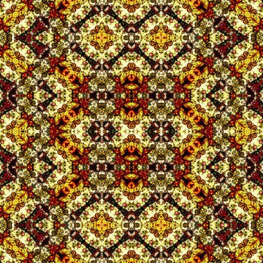 Kusursuz soyut desen. Kusursuz soyut bir arkaplan. Kaotik doku. Mandala