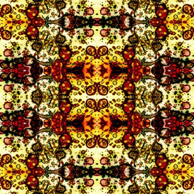 Kusursuz soyut desen. Kusursuz soyut bir arkaplan. Kaotik doku. Mandala