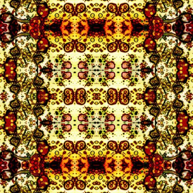 Kusursuz soyut desen. Kusursuz soyut bir arkaplan. Kaotik doku. Mandala