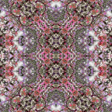 Kusursuz soyut desen. Kusursuz soyut bir arkaplan. Kaotik doku. Mandala