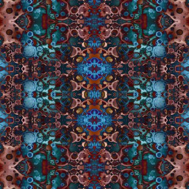 Kusursuz soyut desen. Kusursuz soyut bir arkaplan. Kaotik doku. Mandala