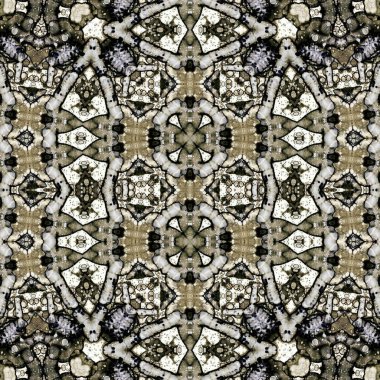 Kusursuz soyut desen. Kusursuz soyut bir arkaplan. Kaotik doku. Mandala