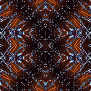 Kusursuz soyut desen. Kusursuz soyut bir arkaplan. Kaotik doku. Mandala