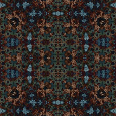 Kusursuz soyut desen. Kusursuz soyut bir arkaplan. Kaotik doku. Mandala