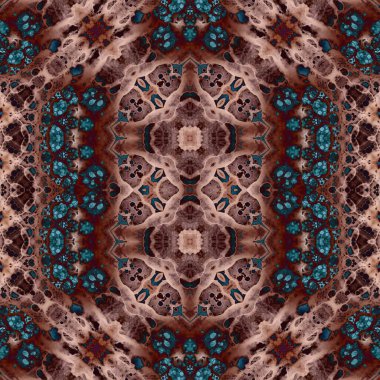 Kusursuz kaotik şablon. Kusursuz soyut doku. Etnik doku. Yaratıcı arkaplan