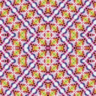 Kusursuz kaotik şablon. Kusursuz soyut doku. Etnik doku. Yaratıcı arkaplan