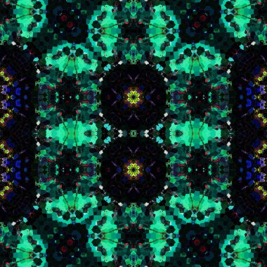 Kusursuz kaotik şablon. Kusursuz soyut doku. Etnik doku. Yaratıcı arkaplan