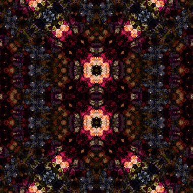 Kusursuz kaotik şablon. Kusursuz soyut doku. Etnik doku. Yaratıcı arkaplan