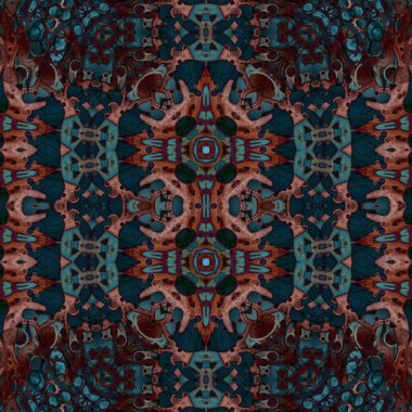 Kusursuz kaotik şablon. Kusursuz soyut doku. Etnik doku. Yaratıcı arkaplan