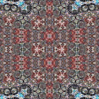 Kusursuz kaotik şablon. Kusursuz soyut doku. Etnik doku. Yaratıcı arkaplan