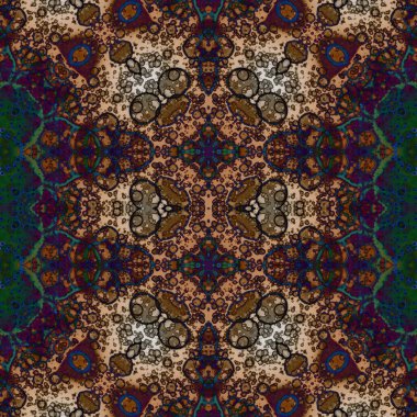 Kusursuz kaotik şablon. Kusursuz soyut doku. Etnik doku. Yaratıcı arkaplan