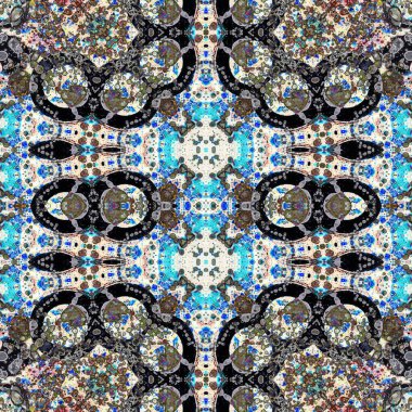 Kusursuz kaotik şablon. Kusursuz soyut doku. Etnik doku. Yaratıcı arkaplan