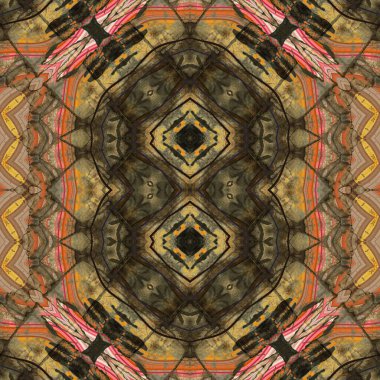 Kusursuz kaotik şablon. Kusursuz soyut doku. Etnik doku. Yaratıcı arkaplan